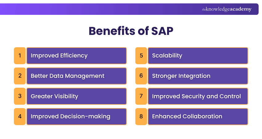 Benefits of SAP Key Benefits of SAP