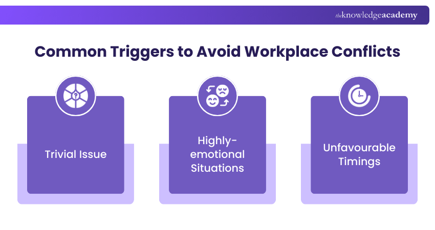 Common Triggers to Avoid Workplace Conflicts Common Triggers to Avoid Workplace Conflicts