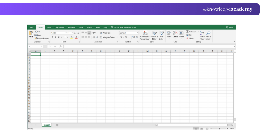 Steps to Create a Spreadsheet