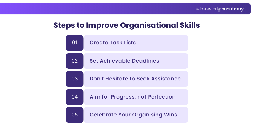 Steps to Improve Organisational Skills