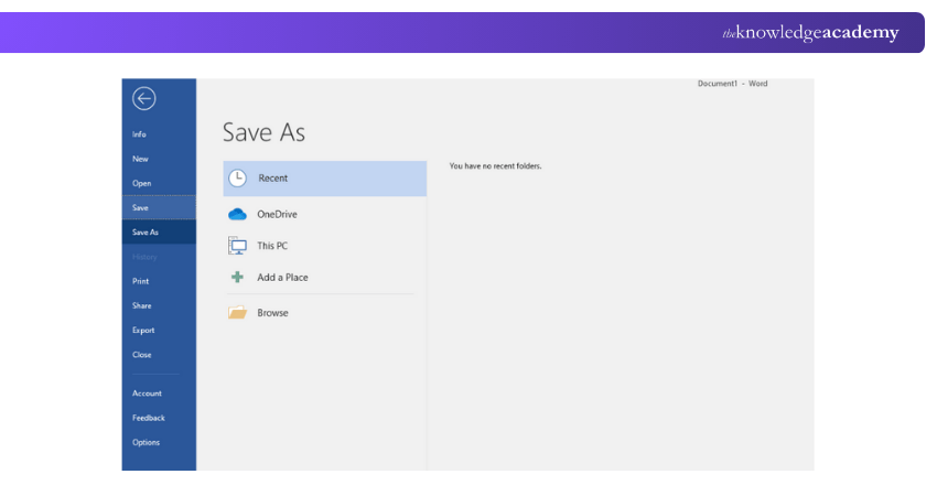 Steps to Work on MS Word