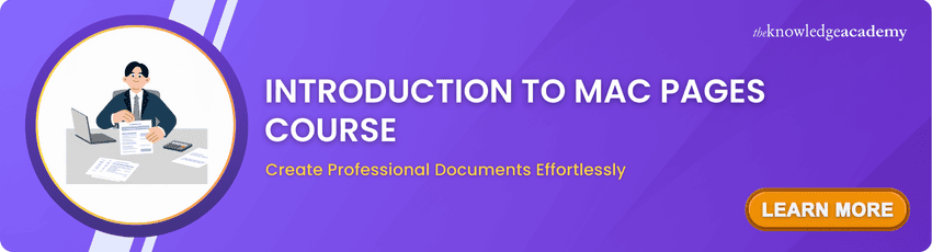 Introduction To Mac Pages Course