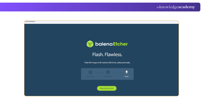 Setting up balenaEtcher