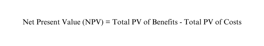 Cost-Benefit Analysis Formula Cost-Benefit Analysis Formula