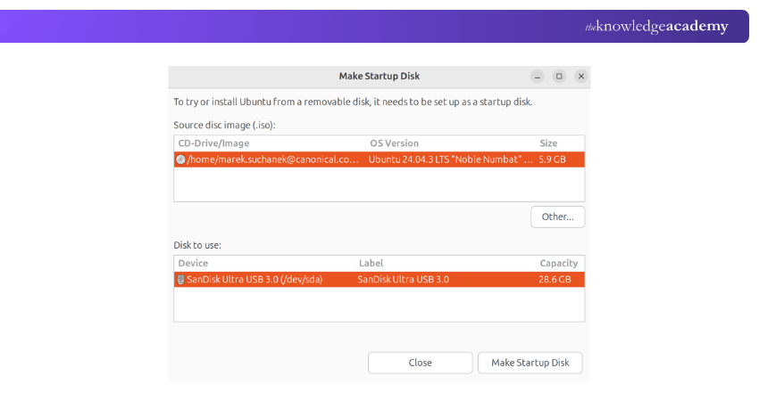 Creating a Bootable USB Drive Bootable USB Drive