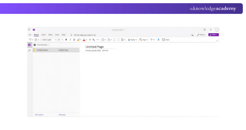 Microsoft OneNote Dashboard Microsoft OneNote Dashboard