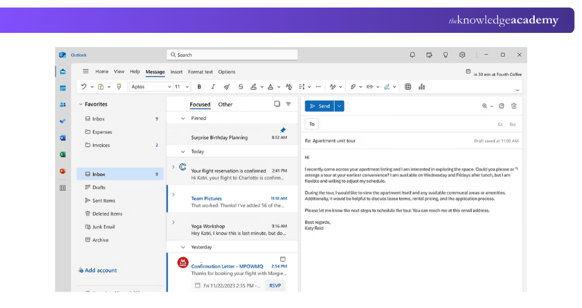 Microsoft Outlook Dashboard Microsoft Outlook Start Screen