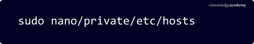 sudo nano private etc hosts sudo nano private etc hosts