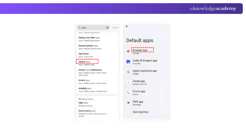 Default App Settings