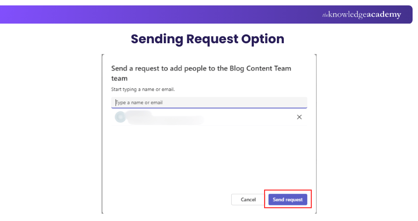 Sending Request Option Sending Request Option