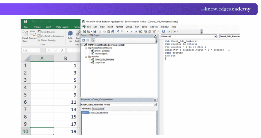 Excel VBA for Next Loop Output Showing Odd Numbers