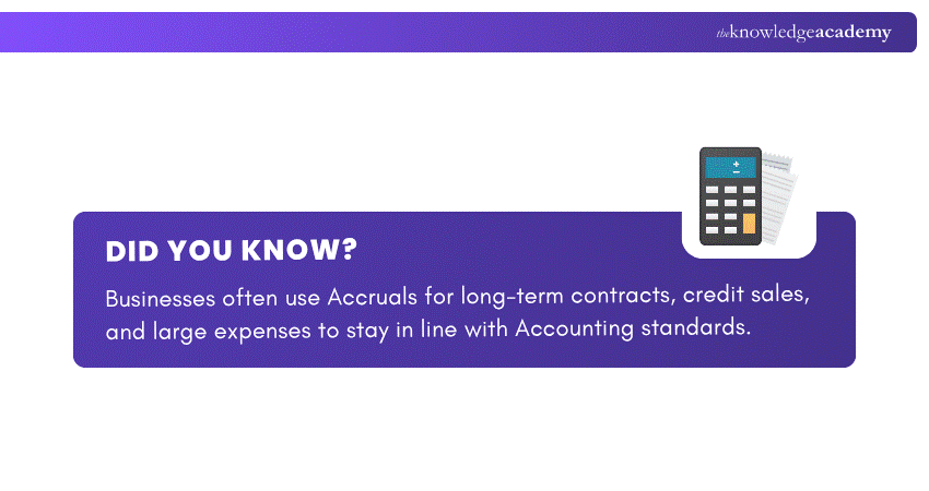 Accurals Usage for Businesses