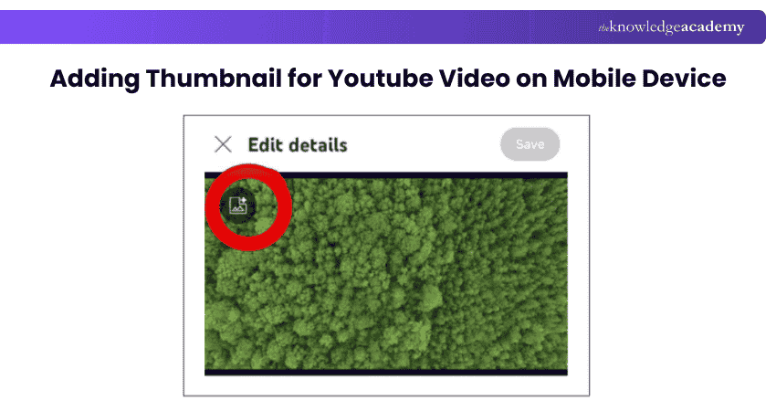Adding Thumbnail for Youtube Video on Mobile Device