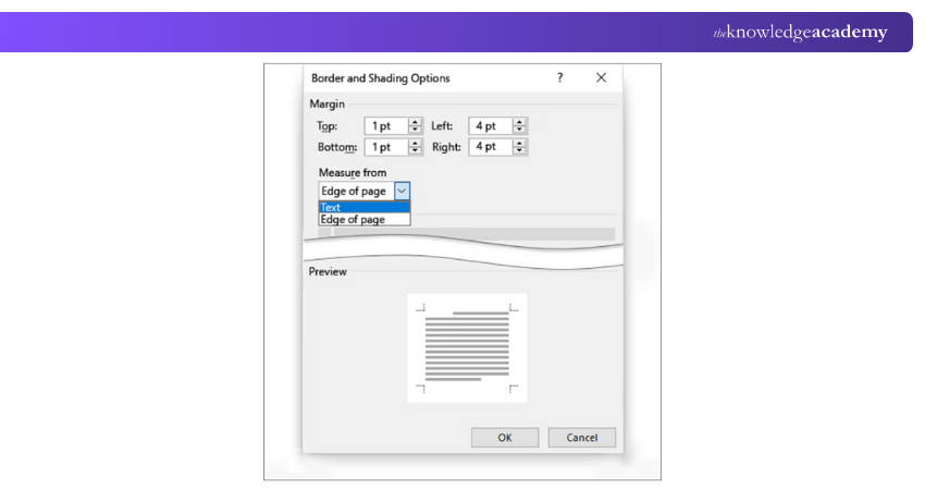 Adjust Border Distance from Page Edges