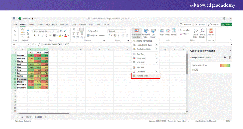 How to make a heat map in Excel: 5 Easy Ways Explained