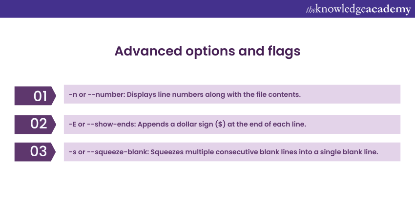 Advanced options and flags 