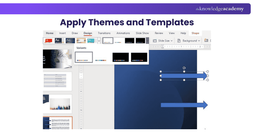 Apply Themes and Templates
