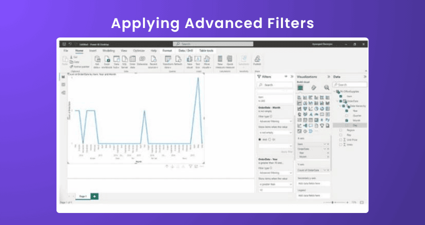 Applying Advanced Filters Applying Advanced Filters