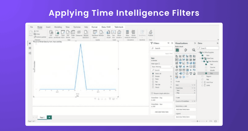Applying Time Intelligence Filters Applying Time Intelligence Filters