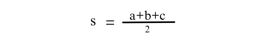 Area of Isosceles Triangle Using Heron's Formula Area of Isosceles Triangle Using Heron's Formula