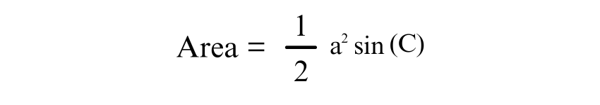 Area of an Isosceles Right Triangle Area of an Isosceles Right Triangle