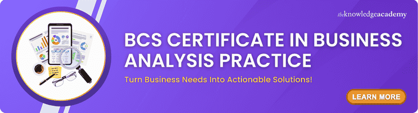 BCS Certificate in Business Analysis Practice