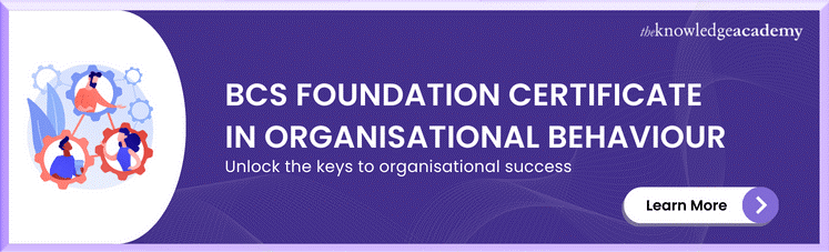 BCS Foundation Certificate In Organisational Behaviour BCS Foundation Certificate In Organisational Behaviour