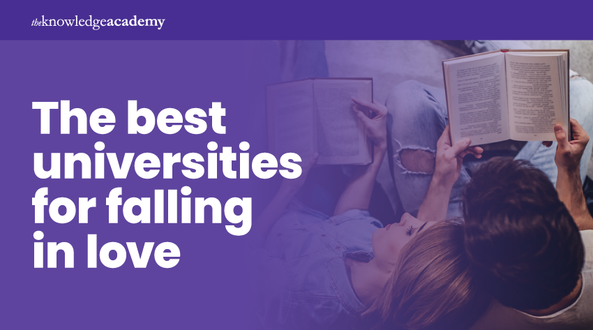 Test saying the best universities for falling in love
