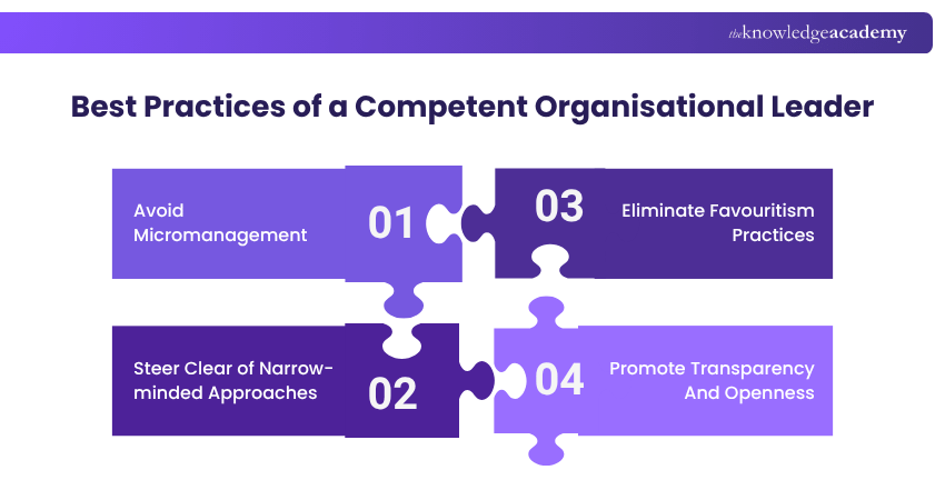 Best practices of a competent organisational leader