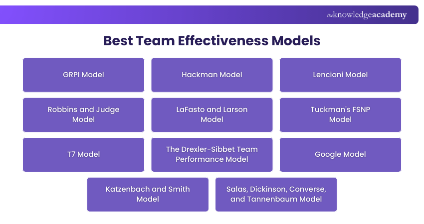 Best Team Effectiveness Models