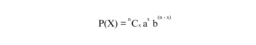 Formula for Binomial Distribution Binomial Distribution Formula