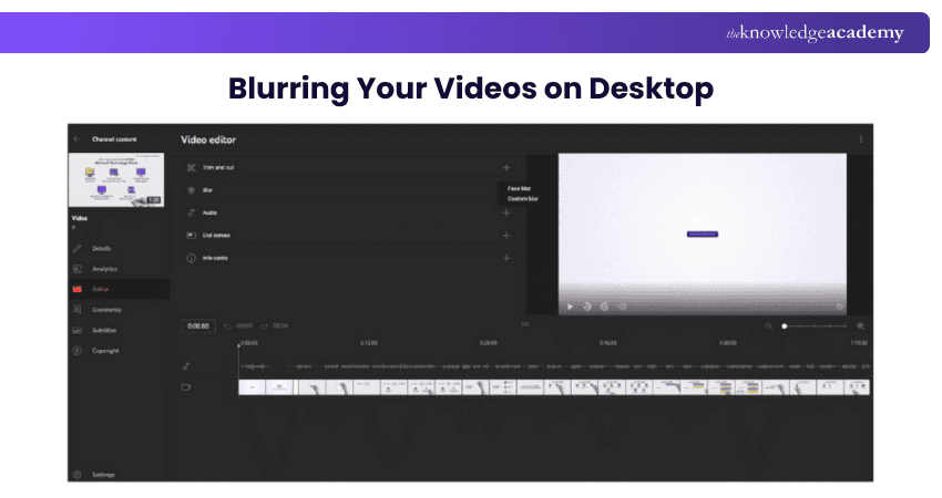 Blurring Your Videos on Desktop Blurring Your Videos on Desktop