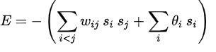 Boltzmann Machines equation
