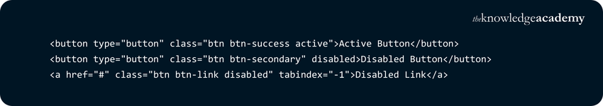 Bootstrap Button States Bootstrap Button States