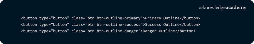 Bootstrap Outline Buttons Bootstrap Outline Buttons
