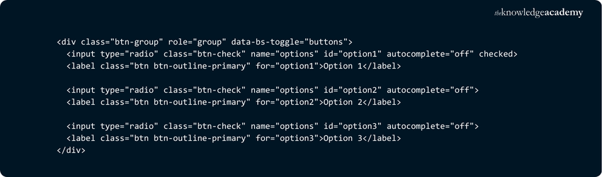 Bootstrap Radio Buttons Bootstrap Radio Buttons