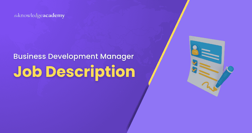 Business Development Manager Job Description