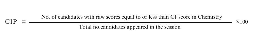 JEE Main Percentile Calculation Formula JEE Main Percentile Calculation Formula