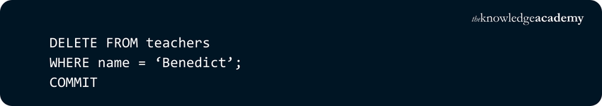 COMMIT Commands