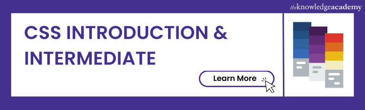 CSS Introsuction & Intermediate