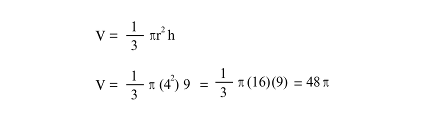Calculating Volume in Terms of Pi Calculating Volume in Terms of Pi