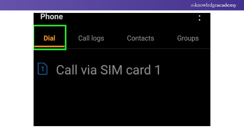 Call your carrier's customer service number from your Android device