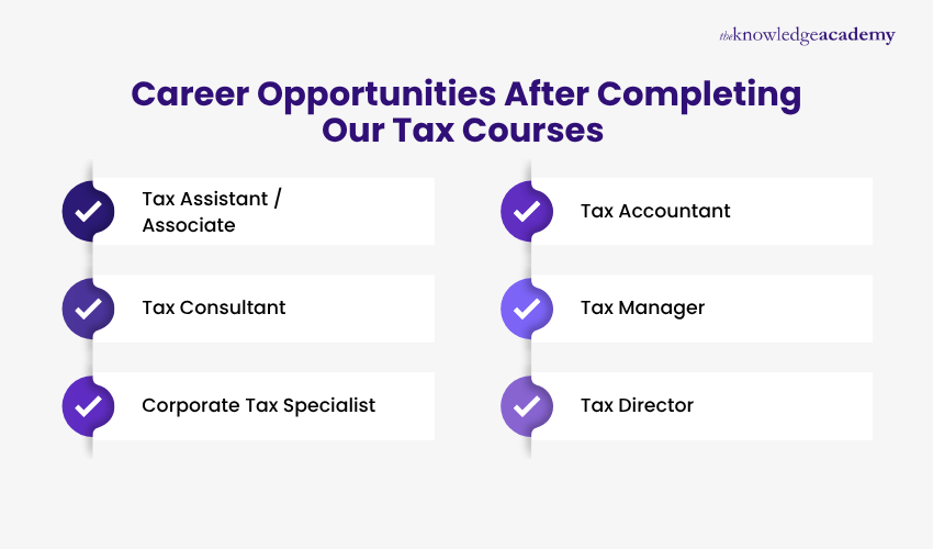 Career Opportunities After Completing Our Tax Courses 