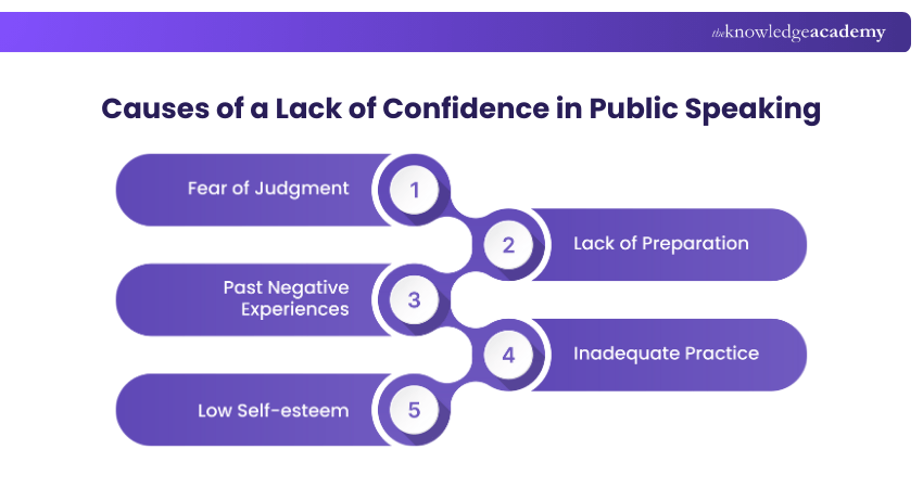 Causes of a Lack of Confidence in Public Speaking Causes of a Lack of Confidence in Public Speaking