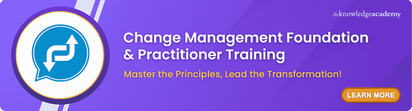 Change Management Foundation & Practitioner Training Change Management Foundation & Practitioner Training