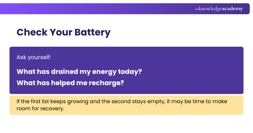 Check Your Battery Stress Management Techniques