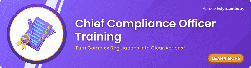 Chief Compliance Officer Training Chief Compliance Officer Training