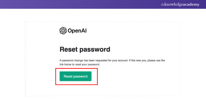 Click on “Reset password” Click on “Reset password”