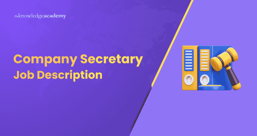 Company Secretary Job Description Company Secretary Job Description