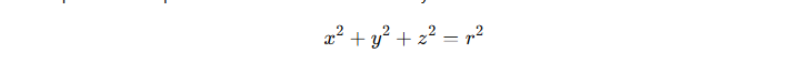 Consider a Sphere of radius r Centred at the Origin Consider a Sphere of radius r Centred at the Origin